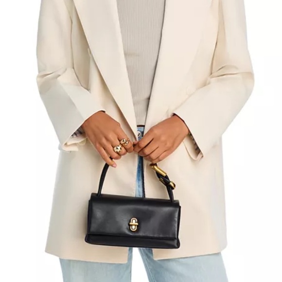 MARC JACOBS The Mini Dual Bag Black/Gold - Picture 5 of 13